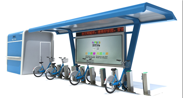 公共自行車棚 公共自行車棚生產廠家