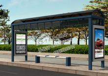 公交候車亭-公交站臺/公交候車亭ZT-H-12