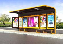 貼近生活的候車亭燈箱制作流程